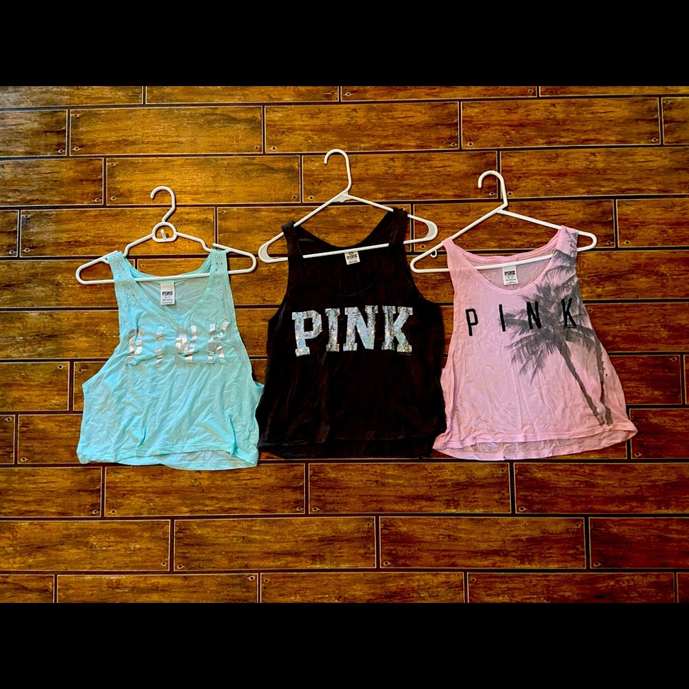 Pink tank tops